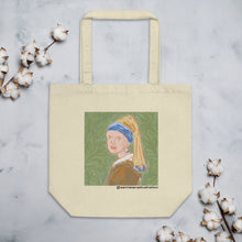 Load image into Gallery viewer, Pearl • The Girl with the Pearl Earring Art Print • Eco Tote Bag