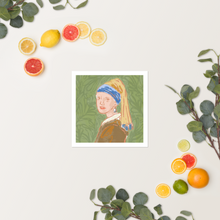 Load image into Gallery viewer, Pearl • Art Poster • Inspired by The Girl with the Pearl Earring • Sami Alana Illustration Poster