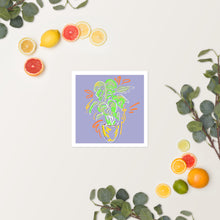 Load image into Gallery viewer, Monstera Purple Poster