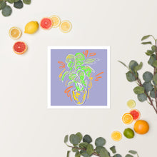 Load image into Gallery viewer, Monstera Purple Poster