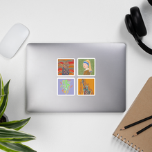 Load image into Gallery viewer, 4 Pack Art Print Stickers • Bubble-free stickers