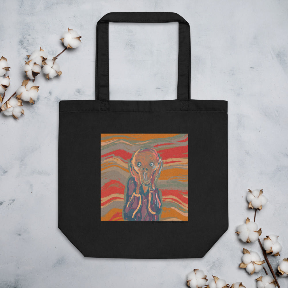 The Squeak • The Scream Illustration • Art Eco Tote Bag