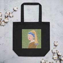 Load image into Gallery viewer, Pearl • The Girl with the Pearl Earring Art Print • Eco Tote Bag
