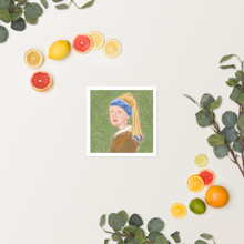 Load image into Gallery viewer, Pearl • Art Poster • Inspired by The Girl with the Pearl Earring • Sami Alana Illustration Poster
