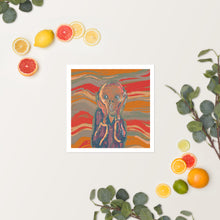 Load image into Gallery viewer, Squeak • Inspired by Edvard Munch’s The Scream • Art Illustration Poster
