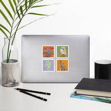 Load image into Gallery viewer, 4 Pack Art Print Stickers  • Bubble-free stickers
